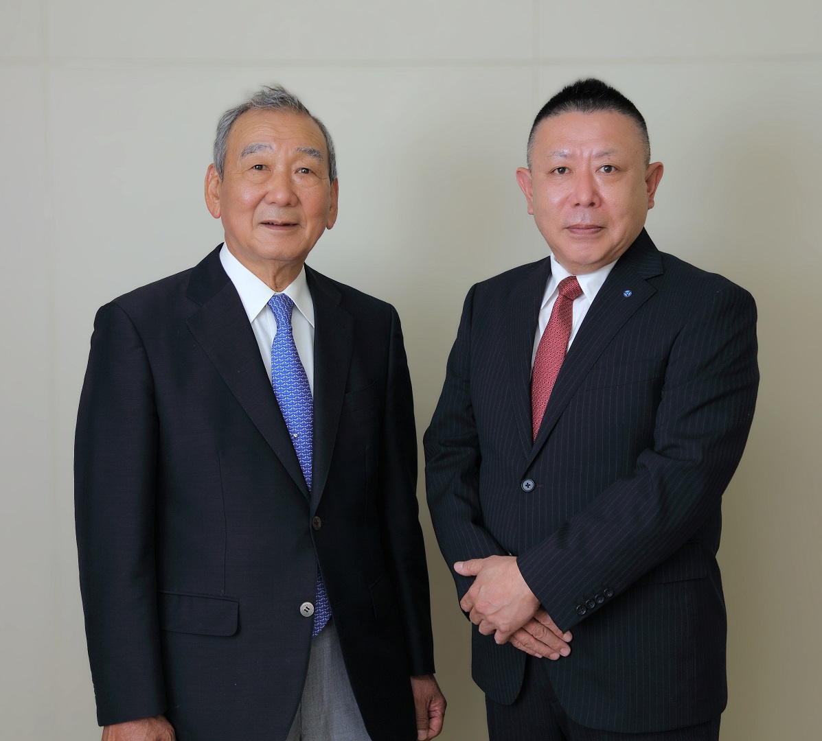 chairman Kotani, president Yoshikawa